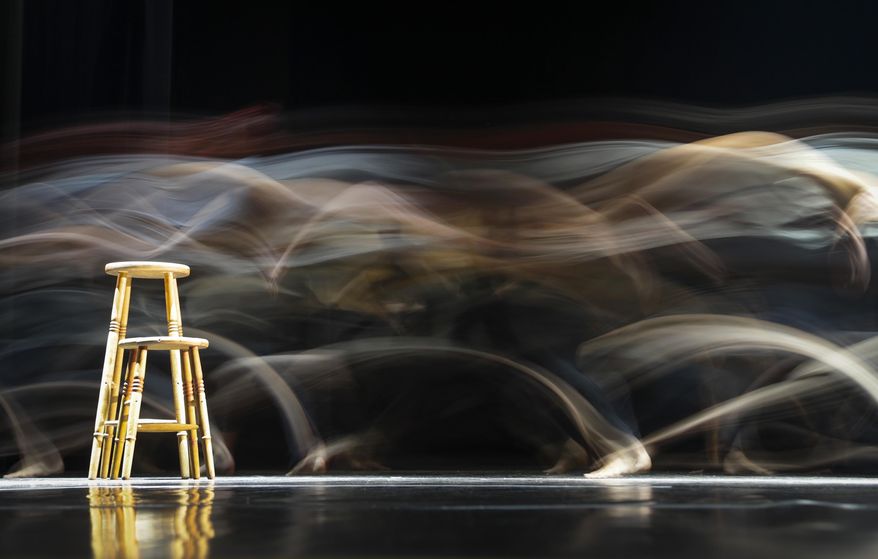 In this photo taken on Saturday, Nov. 26, 2016, dancers perform at the International Festival of Contemporary Choreography in the town of Vitebsk, Belarus. At the end of November Vitebsk hosted the International Festival of Contemporary Choreography, which dates back to the 1987 festival of Soviet counterculture, with thirty dance companies and individual dancers from Belarus, Russia, Ukraine, Lithuania, Poland, Sweden, Estonia, Moldova and China presented cutting-edge dance shows. (AP Photo/Sergei Grits)