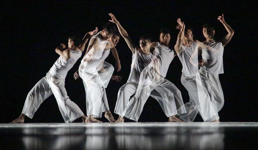In this photo taken on Saturday, Nov. 26, 2016, festival winner, Chinese dancer Yuchen Yao, performs at the International Festival of Contemporary Choreography in the town of Vitebsk, Belarus. At the end of November Vitebsk hosted the International Festival of Contemporary Choreography, which dates back to the 1987 festival of Soviet counterculture, with thirty dance companies and individual dancers from Belarus, Russia, Ukraine, Lithuania, Poland, Sweden, Estonia, Moldova and China presented cutting-edge dance shows. (AP Photo/Sergei Grits)