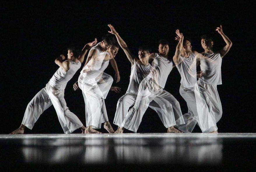 In this photo taken on Saturday, Nov. 26, 2016, festival winner, Chinese dancer Yuchen Yao, performs at the International Festival of Contemporary Choreography in the town of Vitebsk, Belarus. At the end of November Vitebsk hosted the International Festival of Contemporary Choreography, which dates back to the 1987 festival of Soviet counterculture, with thirty dance companies and individual dancers from Belarus, Russia, Ukraine, Lithuania, Poland, Sweden, Estonia, Moldova and China presented cutting-edge dance shows. (AP Photo/Sergei Grits)