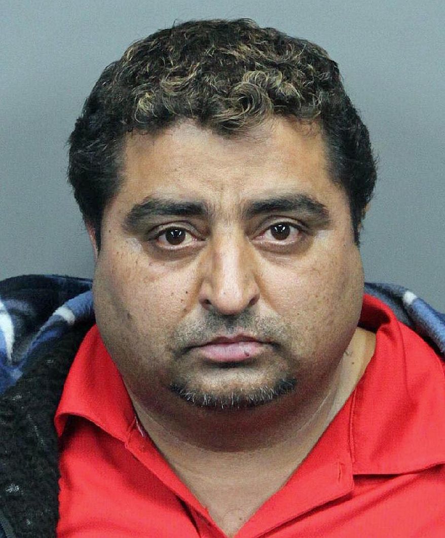 This undated photo provided by the Washoe County Sheriff's Office shows Balwinder Singh, an India citizen who received asylum in the U.S. and lived in northern Nevada until his arrest in December 2013. Singh pleaded guilty Tuesday, Nov. 29, 2016, in U.S. District Court in Reno to conspiring to plot terror strikes in the Punjab region of his home country on the border with Pakistan. (Washoe County Sheriff's Office via AP)