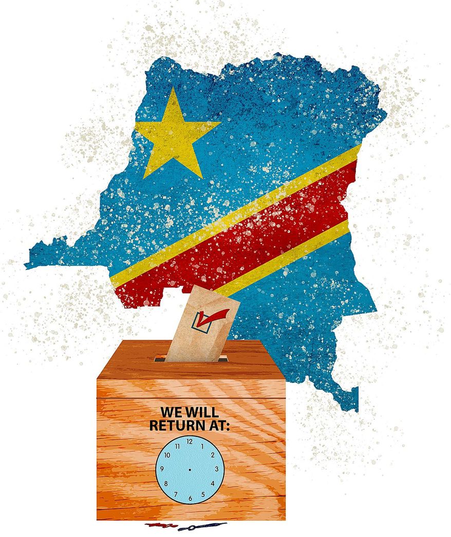 Putting Off the Congo Elections Illustration by Greg Groesch/The Washington Times