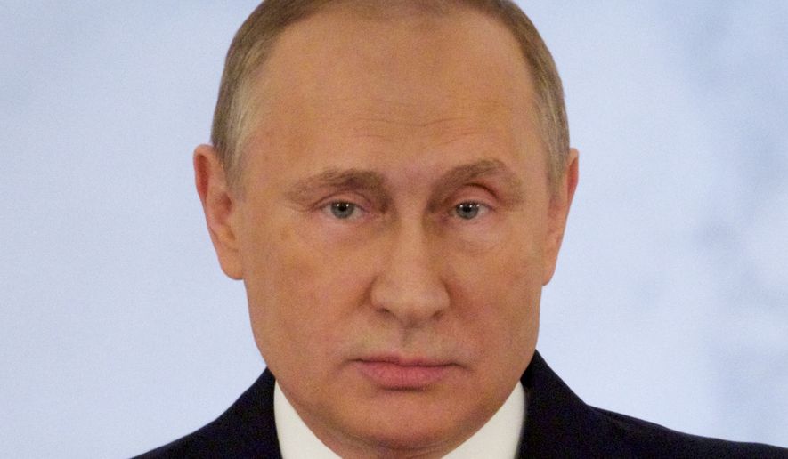 Russian President Vladimir Putin. (AP Photo/Pavel Golovkin)