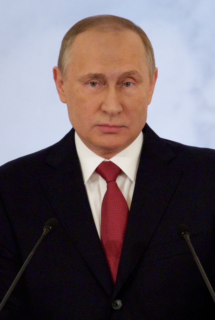 Russian President Vladimir Putin. (AP Photo/Pavel Golovkin)
