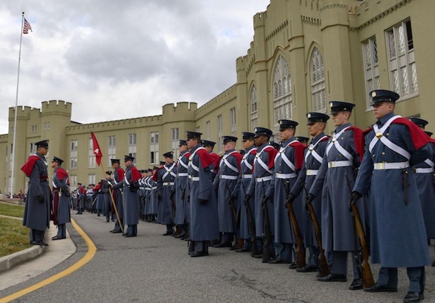 The Virginia Military Institute now offers a "stress busters" program for cadets that includes coloring book stations. References to the program were removed from VMI's website after The Washington Free Beacon first reported on the story Tuesday, Dec. 6, 2016. (Facebook, VMI)