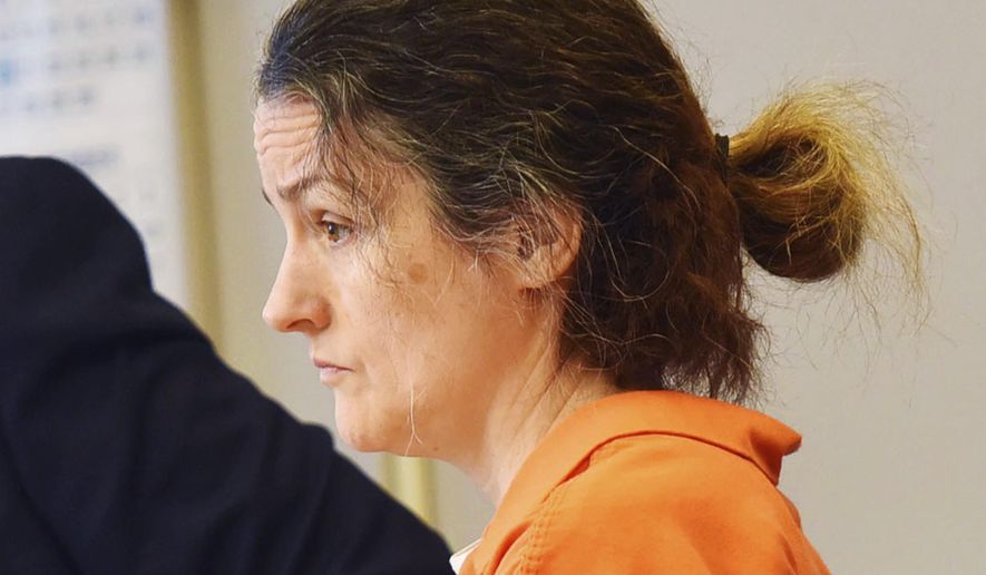 Word of Life Christian Church defendant Traci Irwin arrives for sentencing at Oneida County Court, Monday, Dec. 5, 2016, in Utica N.Y., for her role in the beatings that killed a teenager and inured another in New Hartford, Conn., in October 2015. (Sarah Condon/Observer-Dispatch via AP)