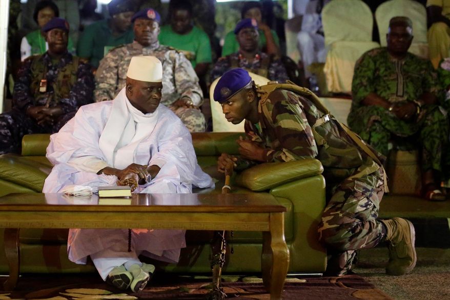 Gambian President Yahya Jammeh and his security forces have blocked access to the electoral commission office, which insists the Dec. 1 vote against him was fair and accurate. West African leaders are urging a peaceful transfer of power. (Associated Press)