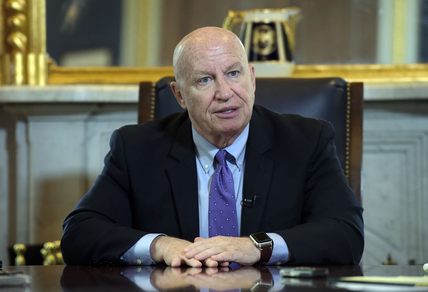 "That's not sustainable," said Rep. Kevin Brady, Texas Republican and chairman of the House Ways and Means Committee, which will have a major hand in trying to rewrite the health care law when Congress convenes next month. (Associated Press)