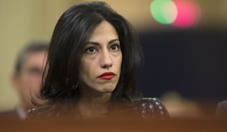 Huma Abedin, one of Hillary Clinton&#39;s top aides from her time in the State Department and again on the campaign trail, had shared the laptop with now-estranged husband Anthony Weiner. (Associated Press)