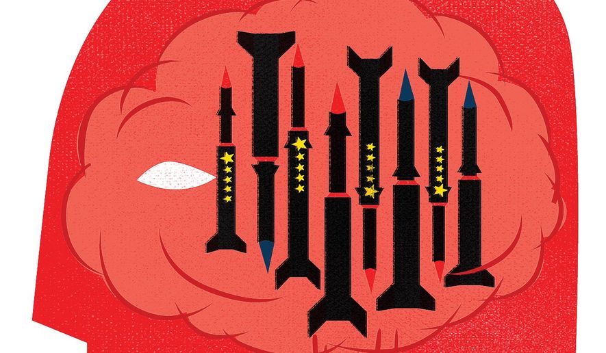 U.S. Nuclear Strategy Illustration by Linas Garsys/The Washington Times