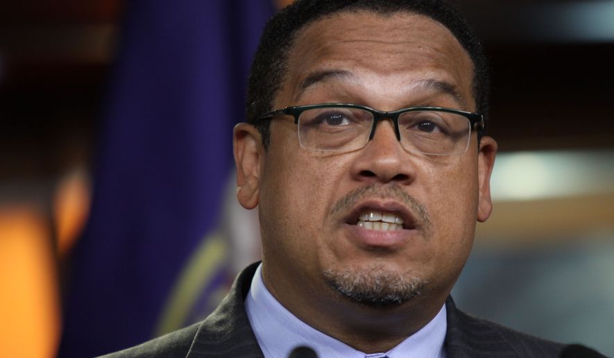 Rep. Keith Ellison says the party needs to empower local activists and parties and drive a progressive agenda that resonates with the working-class voters that ditched Democrats in the 2016 election. (Associated Press)