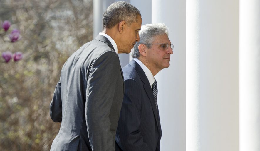 Although Senate Republicans blocked President Obama&#39;s nomination of Judge Merrick Garland for the Supreme Court, the circuit courts handle much larger caseloads overall. (Associated Press)