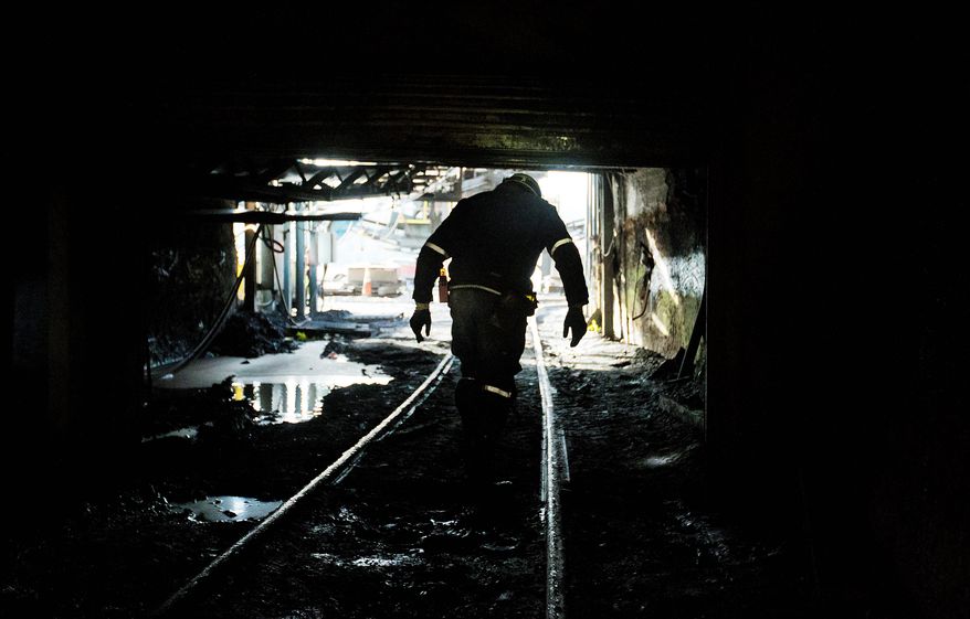 Devastating regulations and market shifts to more economical energy sources have reduced the number of coal miners in the U.S. to about 54,000, according to the latest Labor Department figures. (Associated Press)