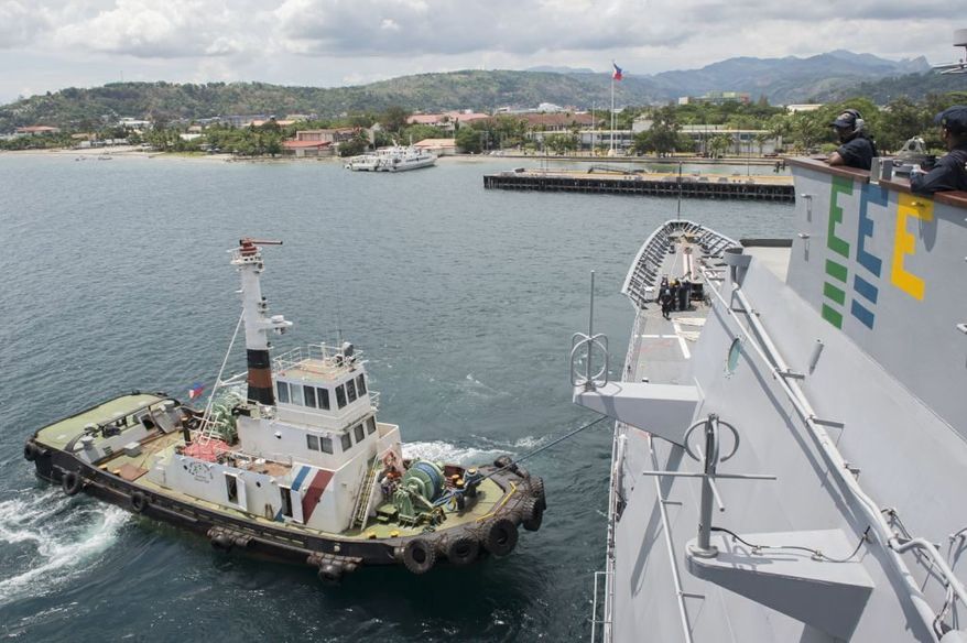 The Subic Bay military base in the Philippines, where the U.S. maintains a hefty presence, may be transformed to a more active facility if tensions with China turn hot during the Trump administration, as the alliance with the Philippines is on uncertain ground. (U.S. Navy)