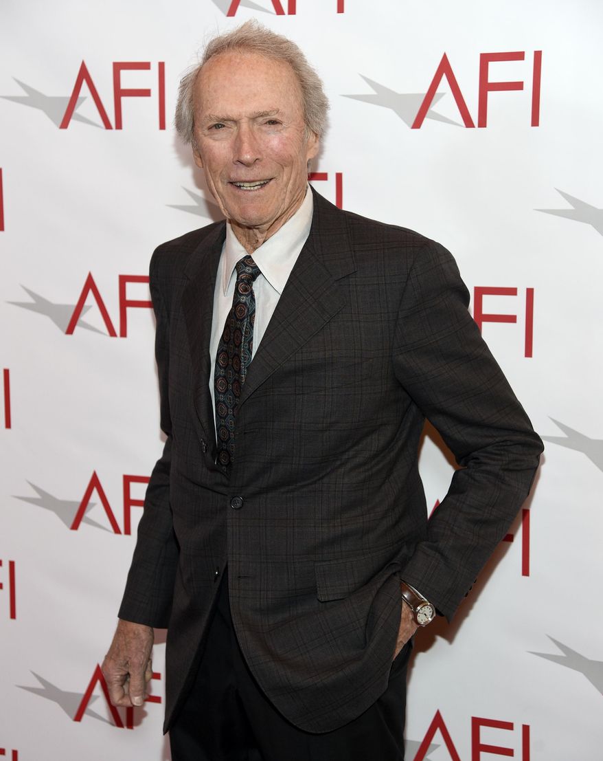 Clint Eastwood arrives at the AFI Awards at the Four Seasons Hotel on Friday, Jan. 6, 2017, in Los Angeles. (Photo by Chris Pizzello/Invision/AP)