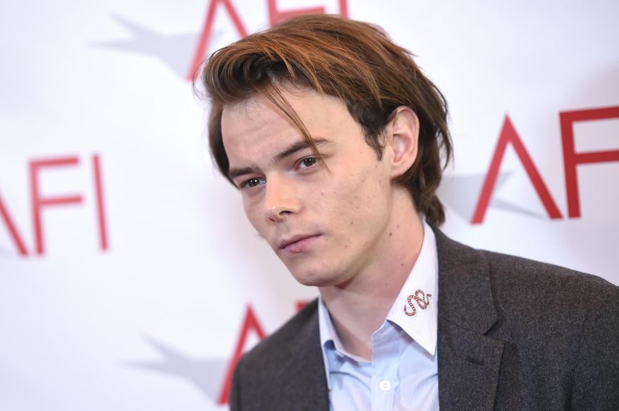 Charlie Heaton arrives at the AFI Awards at the Four Seasons Hotel on Friday, Jan. 6, 2017, in Los Angeles. (Photo by Chris Pizzello/Invision/AP)