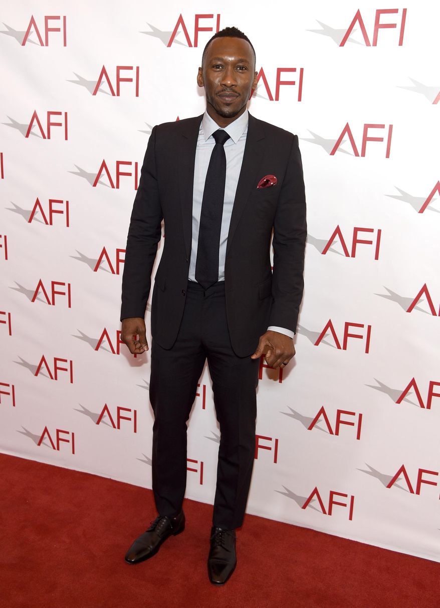 Mahershala Ali arrives at the AFI Awards at the Four Seasons Hotel on Friday, Jan. 6, 2017, in Los Angeles. (Photo by Chris Pizzello/Invision/AP)