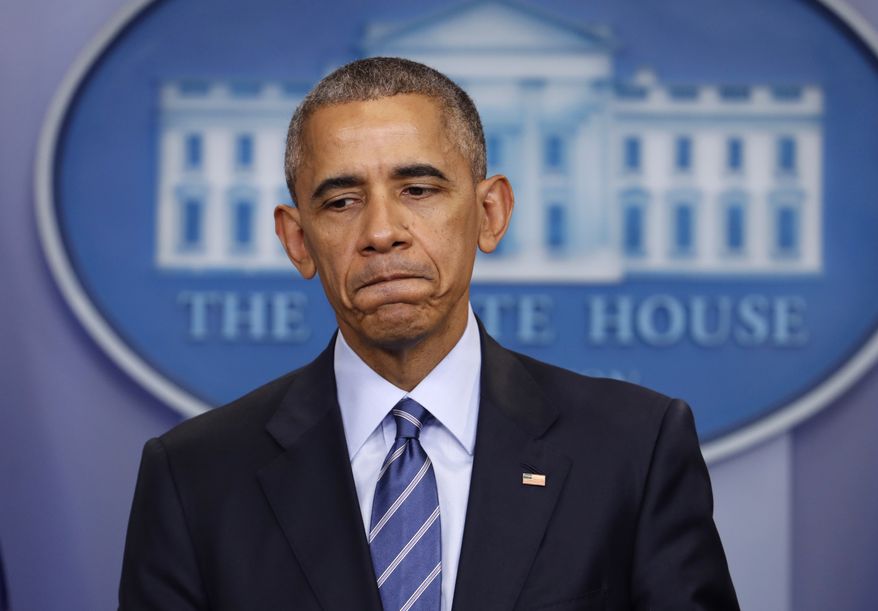 President Obama said the rush to repeal his signature law without having a firm replacement is a "huge disservice to the American people" that imperils real lives. (Associated Press)