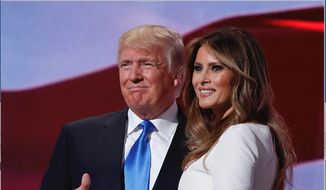 President-elect Donald Trump and incoming first lady Melania Trump are both comfortable on the global stage and bring style and chutzpah. (Associated Press)