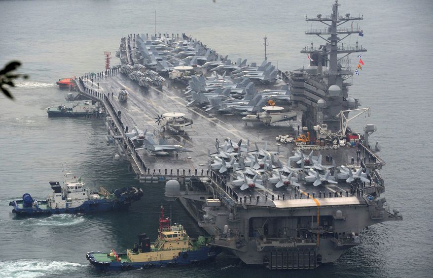 The Pentagon needs more fighter aircraft, an increase in the number of Navy ships, a higher number of Marines and Air Force personnel and a major modernization of the Army, military leaders say. (Associated Press/File)