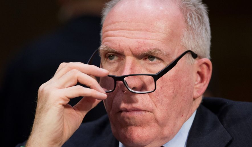 Critics says CIA Director John Brennan, a career intelligence analyst, sharply turned the agency in a leftward direction during his tenure in Langley. (Associated Press)