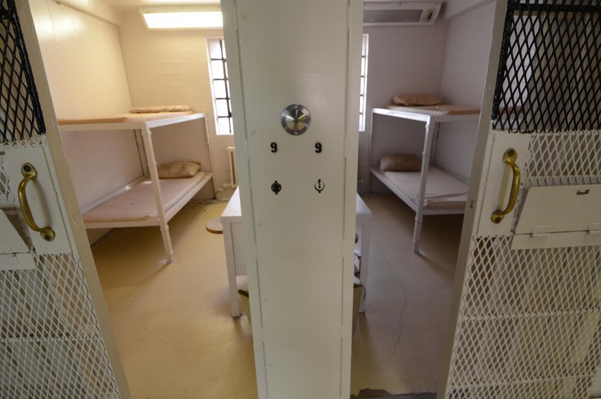 Cells in a newly cleared wing at the State Correctional Institution at Camp Hill, Pennsylvania, are shown in this January 2017 file photo. (AP Photo/Marc Levy) **FILE**