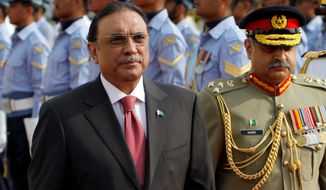 Former Pakistani President Asif Ali Zardari advises critics of President Trump to give his foreign policy a chance. (Associated Press)