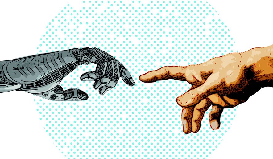 Here Come the Robots Illustration by Greg Groesch/The Washington Times