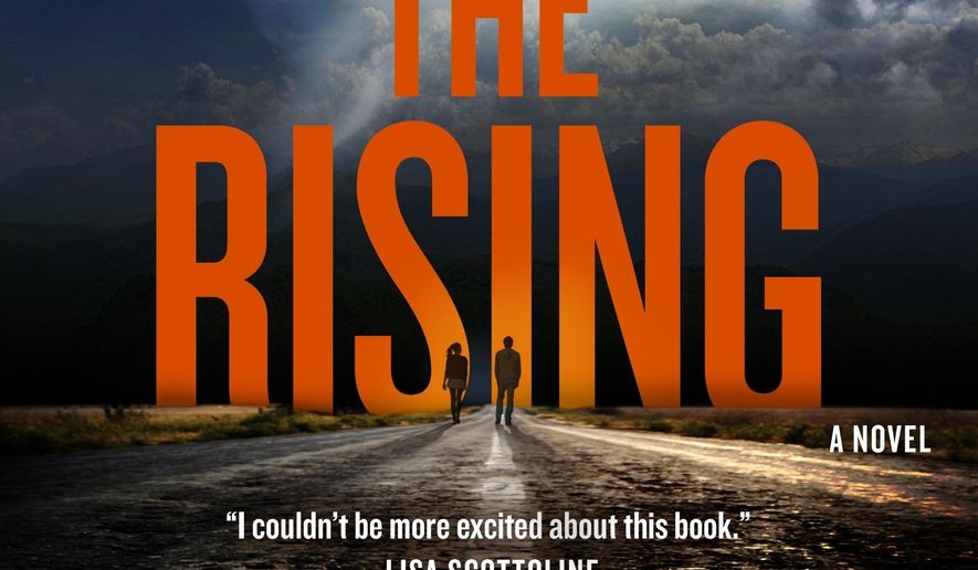 This cover image released by Tor shows &amp;quot;The Rising,&amp;quot; a novel by Heather Graham and Jon Land. (Tor via AP)