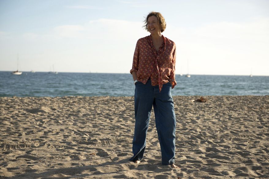 This image released by A24 shows Annette Bening in "20th Century Women." Bening failed to receive an Oscar nomination, Tuesday, Jan. 24, 2017, for her role in the film. (Gunther Gampine/A24 via AP)