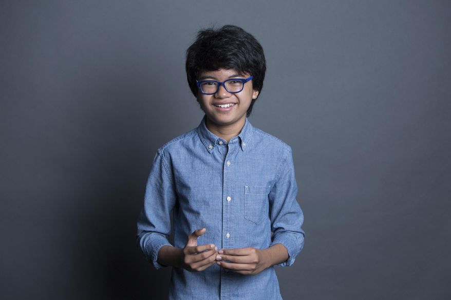FILE - In this Sept. 26, 2016 file photo, Joey Alexander poses for a portrait in New York. Alexander is nominated for a Grammy Award for best improvised jazz solo with “Countdown” at the Feb. 12 show, airing live on CBS from the Staples Center in Los Angeles. (Photo by Amy Sussman/Invision/AP, File)