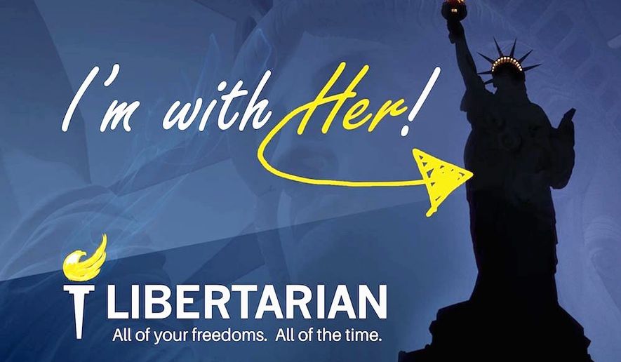 With an eye on 2018, the Libertarian Party has re-emerged with quiet praise for President Trump — and some criticism too. (Libertarian Party)