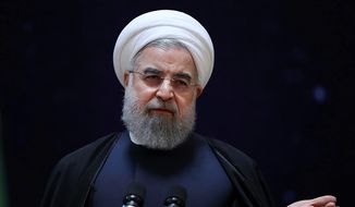 Iranian President Hassan Rouhani has lashed out at U.S. policies, but the White House made clear Wednesday that it would not tolerate Tehran&#39;s belligerence. (Associated Press)