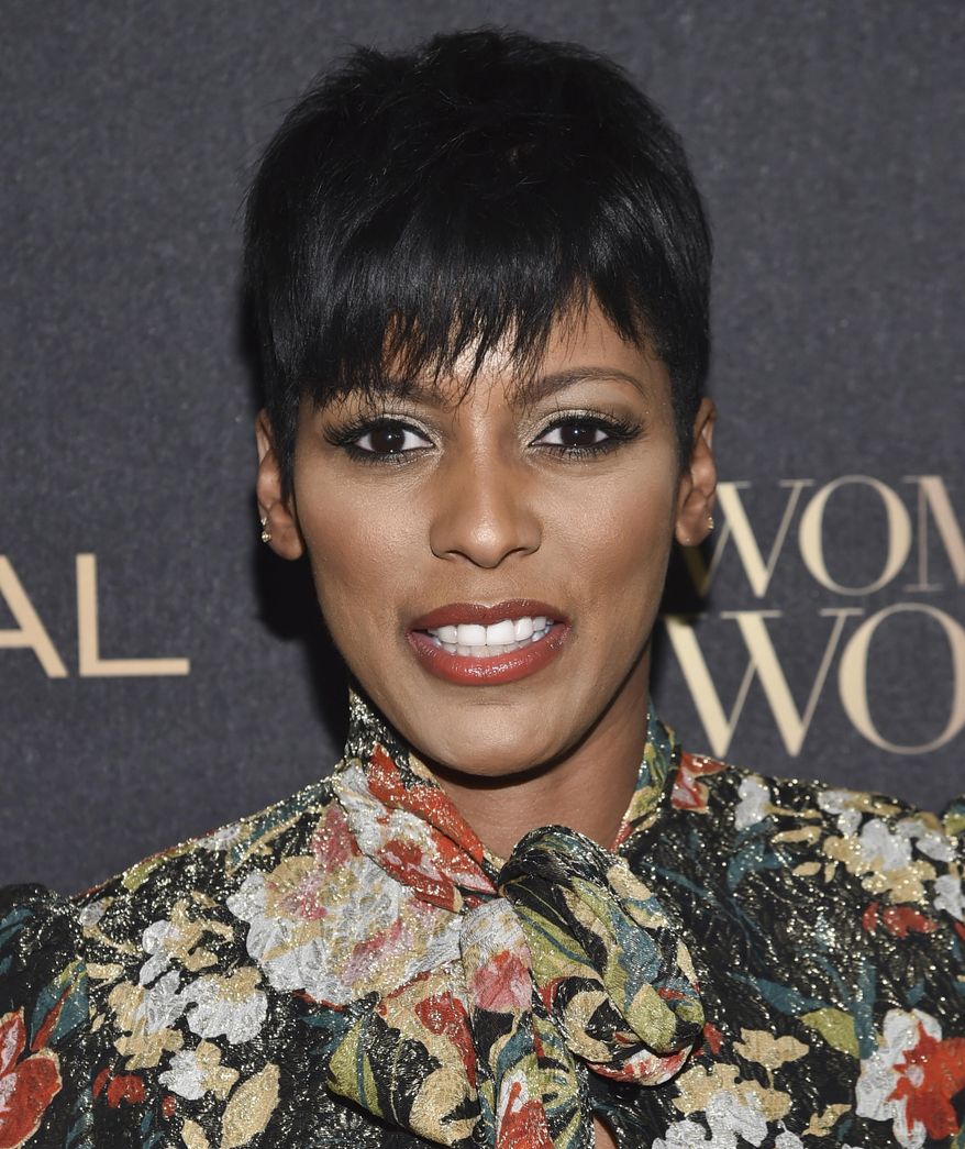 FILE - This Nov. 16, 2016 file photo shows NBC "Today" host Tamron Hall at the 2016 L'Oreal Women of Worth Awards in New York. Hall is leaving the network after finding out that the team on the 9 a.m. hour of the morning show was being replaced by Megyn Kelly. NBC said her last appearance on NBC and MSNBC was on Tuesday, Jan. 31, 2017. (Photo by Evan Agostini/Invision/AP, File)