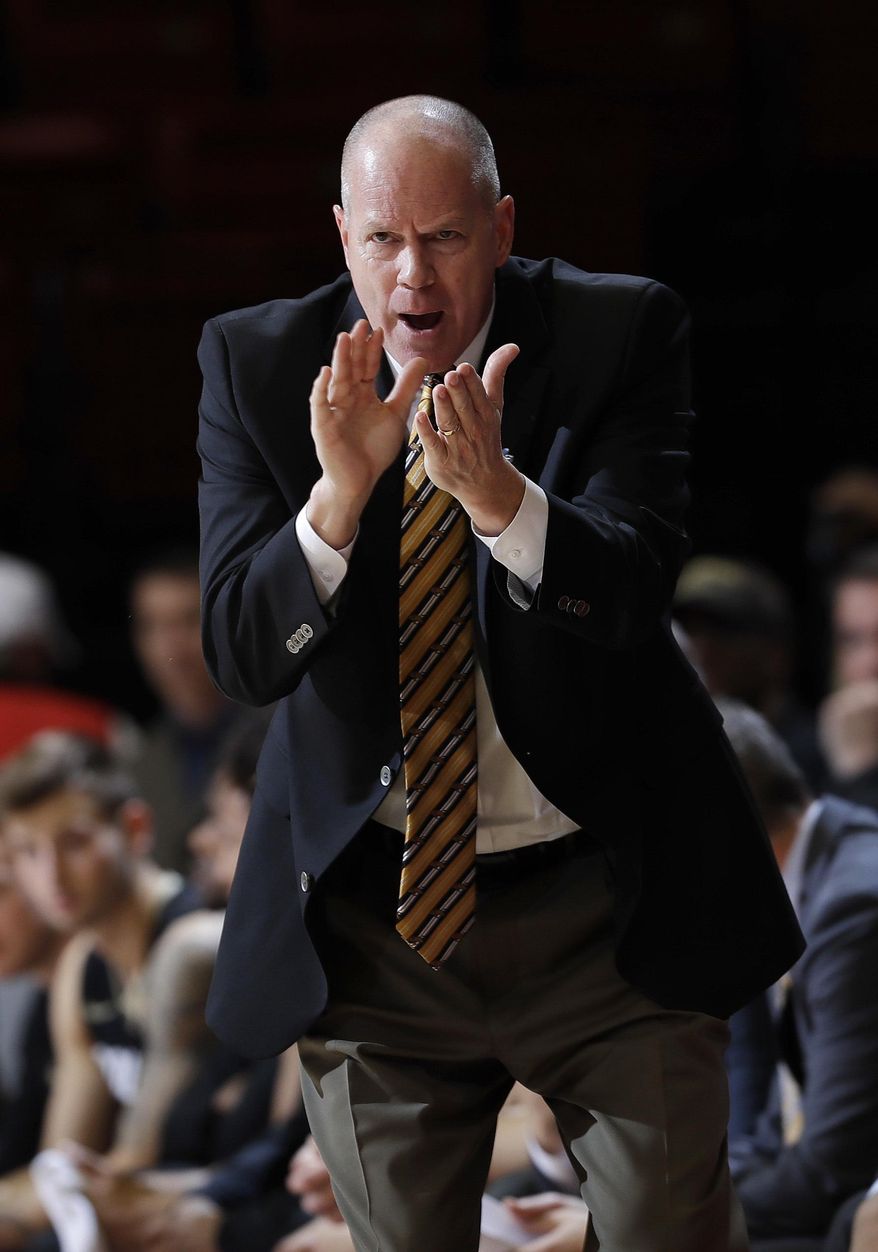 Colorado head coach Tad Boyle applauds during the first half of an NCAA college basketball game against Stanford, Thursday, Feb. 2, 2017, in Stanford, Calif. (AP Photo/Marcio Jose Sanchez)