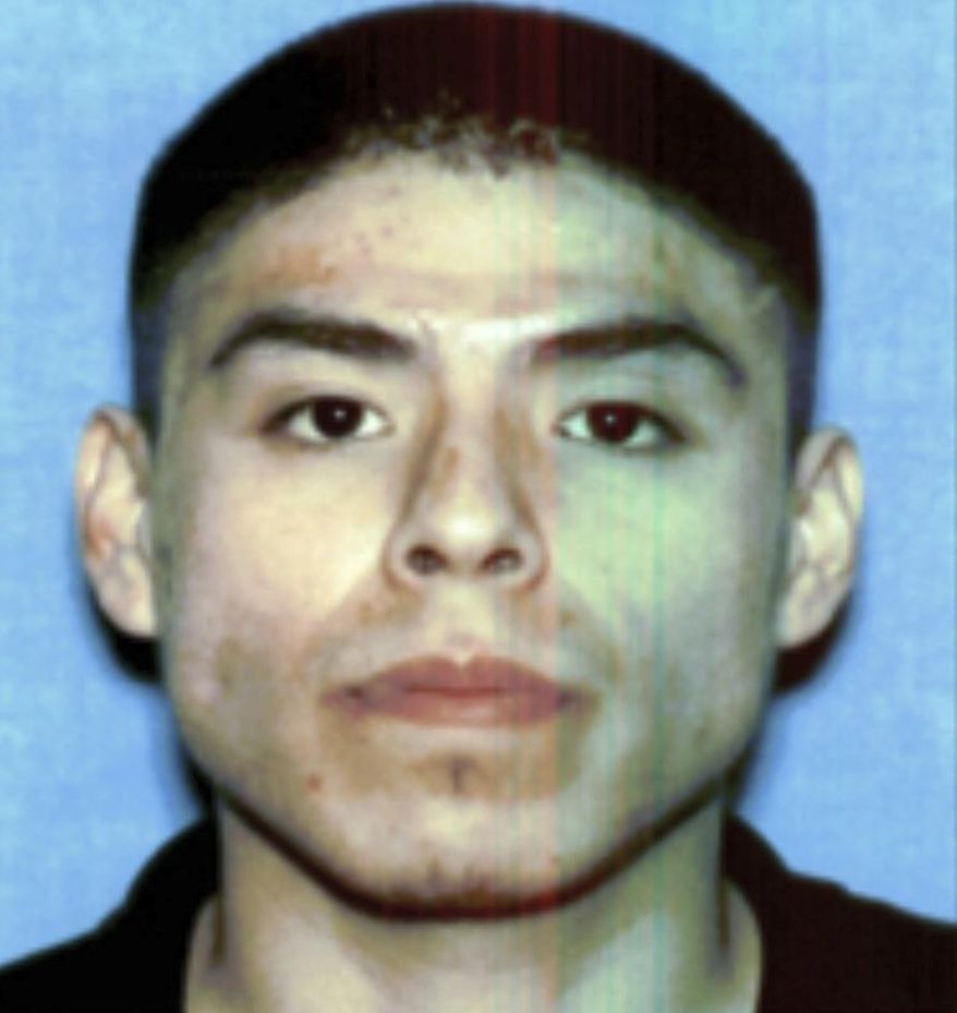 CORRECTS FIRST NAME FROM DANILE TO DANIEL - This photo provided by the North Dakota Highway Patrol shows Daniel TwoHearts. Police say a crime spree by TwoHearts, who fired at a state trooper and then stole a car with a baby inside it is over, Saturday, Feb. 4, 2017. The baby was recovered, but TwoHearts later barricaded himself with hostages inside an apartment. Police Capt. John Barnett tells the Devils Lake Journal that TwoHearts shot himself rather than surrender. According to police, the shot did not appear to be fatal. (North Dakota Highway Patrol via AP)