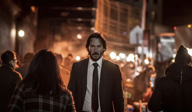This image released by Lionsgate shows Keanu Reeves in a scene from, &amp;quot;John Wick: Chapter 2.&amp;quot; (Niko Tavernise/Lionsgate via AP)