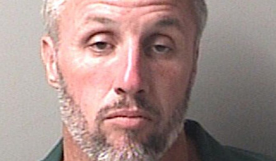 In this arrest photo made available by the Escambia County Sheriff's Office, Fla., shows William "Billy" Boyette, under arrest in June 2015. Authorities in Alabama issued capital murder warrants Tuesday, Feb. 7, 2017, as the search continued across two states for Boyette and Mary Rice. They are wanted in the deaths of three women and the attempted killing of another. (Escambia County Sheriff's Office via AP)