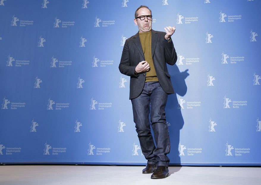 Director Etienne Comar poses for the photographers during a photo call for the film 'Django' at the 2017 Berlinale Film Festival in Berlin, Germany, Thursday, Feb. 9, 2017. (AP Photo/Michael Sohn)