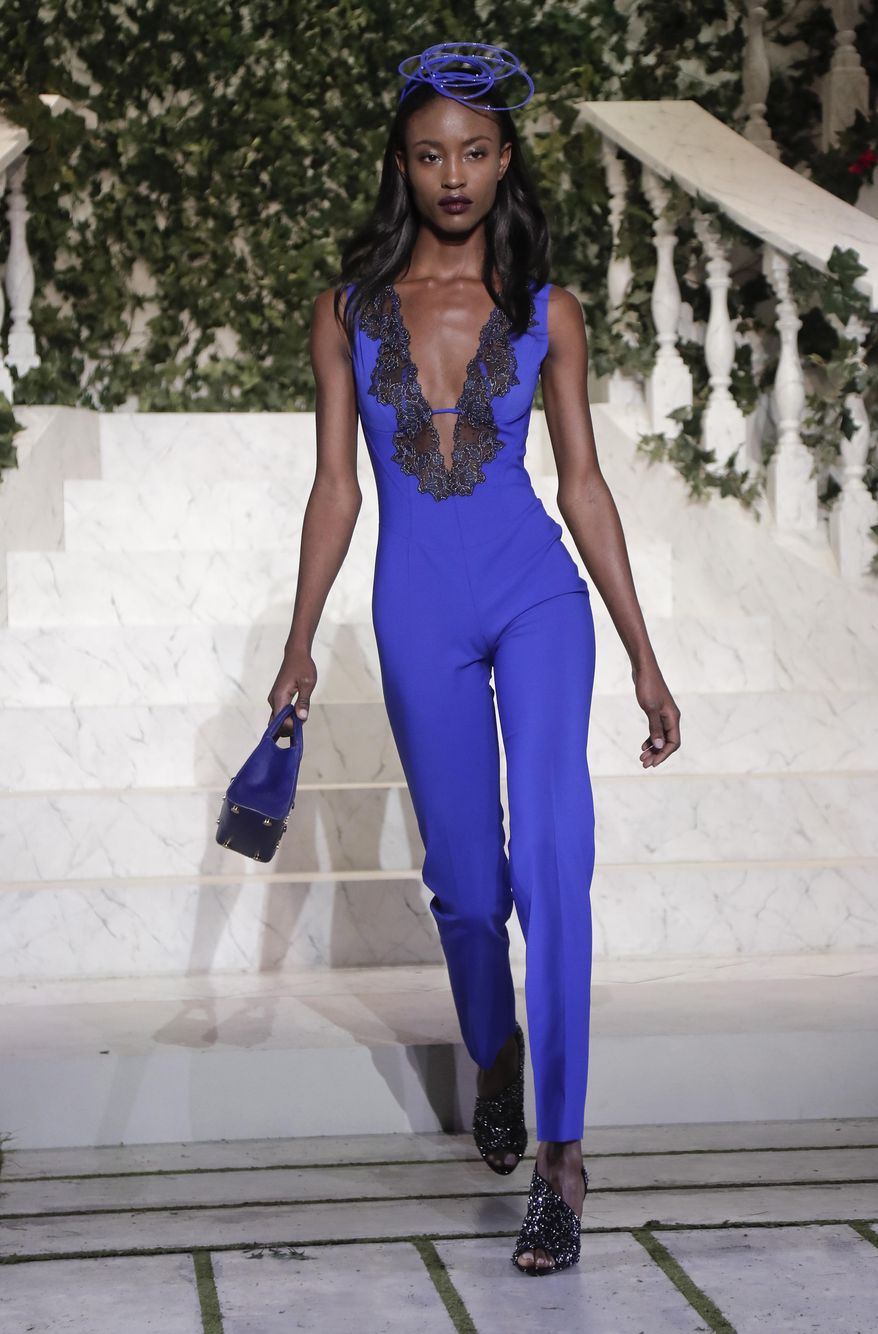 The La Perla fashion collection is modeled during Fashion Week, Thursday, Feb. 9, 2017, in New York. (AP Photo/Julie Jacobson)