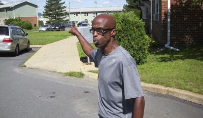 FILE - In this Aug. 1, 2015, file photo, James Patterson discusses a two-day search that located his daughter Jenea Patterson, as he stands near the family's home in Wilkes-Barre, Pa. New Jersey Superior Court Judge Mitzy Galis-Menendez is scheduled to rule Monday, Feb. 13, 2017, on whether a police officer had probable cause to stop a truck at the Holland Tunnel in June 2016, that contained a cache of weapons, arresting three Pennsylvania residents who said they were on a rescue mission to save Jenea Patterson from a New York heroin den. But the story has already ended tragically for the teen: James Patterson said his daughter died of an apparent drug overdose. (James Halpin/The Citizens' Voice via AP, File)