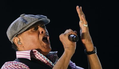 In this Sept. 27, 2015, file photo, Al Jarreau performs at the Rock in Rio music festival in Rio de Janeiro, Brazil. Jarreau died in a Los Angeles hospital Sunday, Feb. 12, 2017, according to his official Twitter account and website. (AP Photo/Felipe Dana, File)