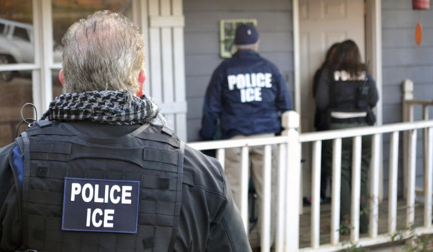 Advocacy groups have encouraged illegal immigrants to exercise their rights and to resist deportation efforts, resulting in a spike in noncompliance. (Associated Press/File)