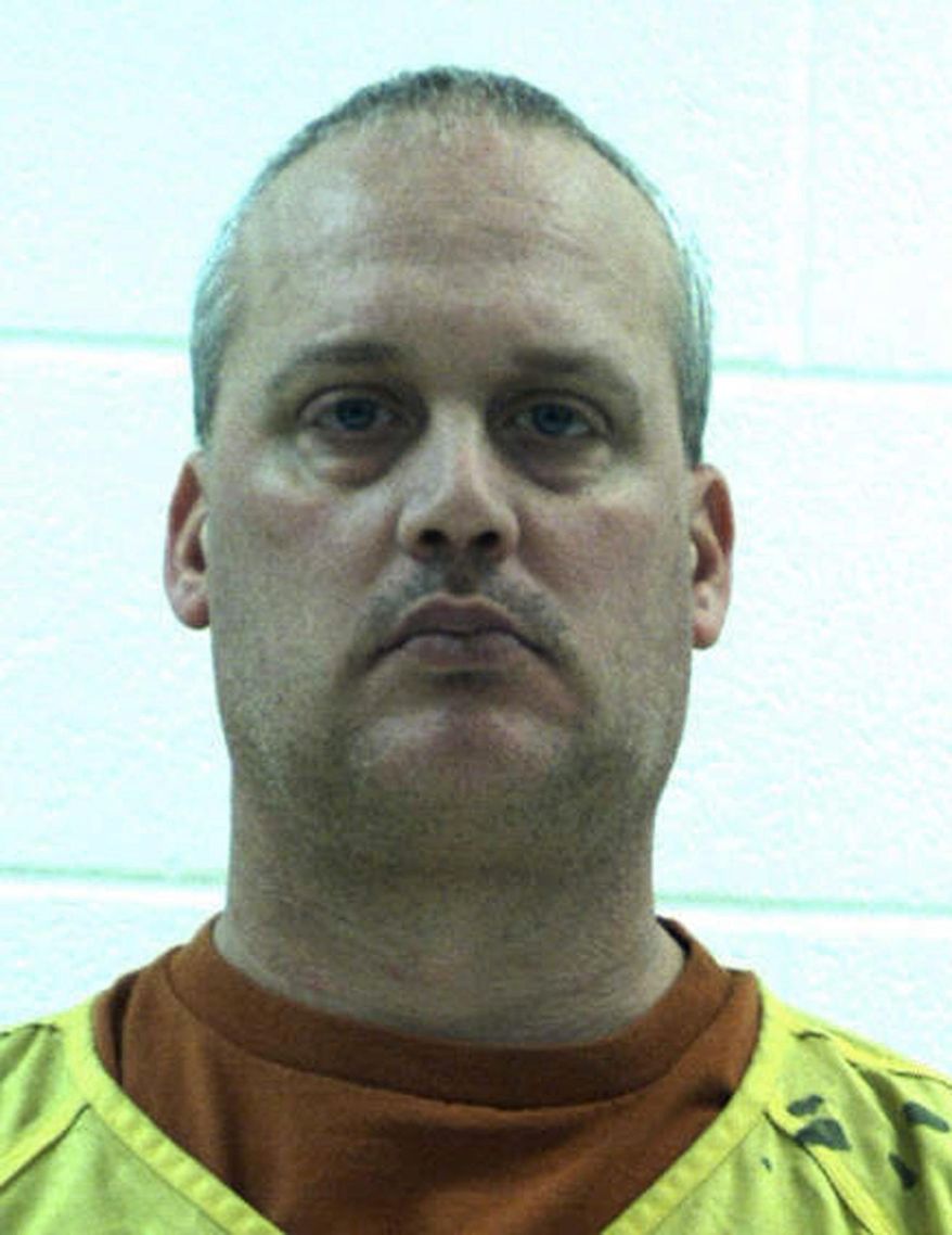 This undated photo provided by the Centre County Correctional Facility shows Jeffrey Sandusky who was charged Monday, Feb. 13, 2017, with multiple charges of sexual offenses involving children. Jeffrey Sandusky is one of former Penn State assistant coach Jerry Sandusky's sons who is serving a lengthy prison sentence for sexual abuse. (Centre County Correctional Facility via AP)