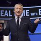 Bill Maher, host of HBO&#39;s &quot;Real Time with Bill Maher,&quot; speaks during a broadcast of the show in Los Angeles. (Janet Van Ham/HBO via AP)