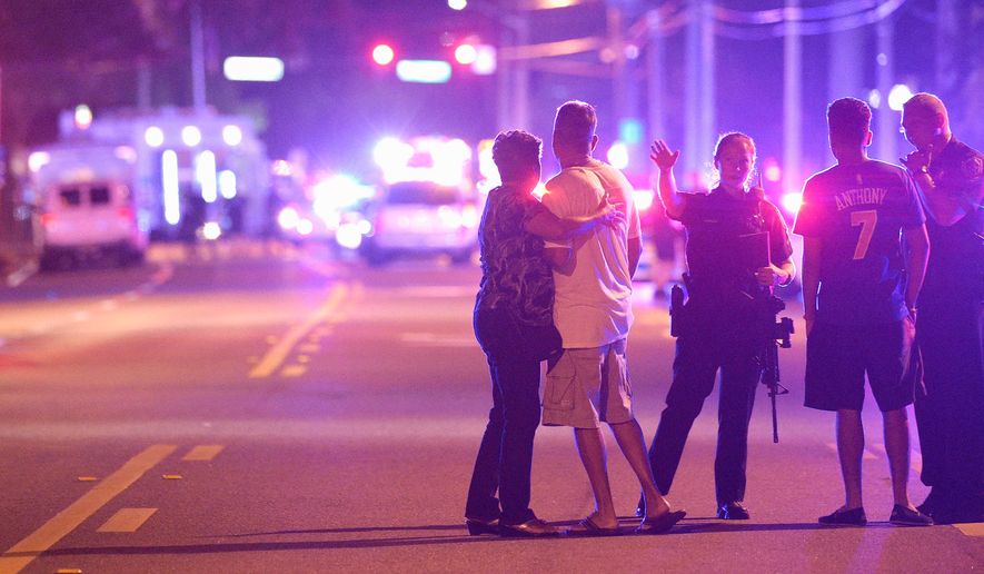 The Pulse nightclub shooting in Orlando, Florida, in which 49 people died, pushed 2016 to the highest year of extremist-related deaths in the U.S., and the first time in 30 years Islamic extremism was the deadliest. (Associated Press)