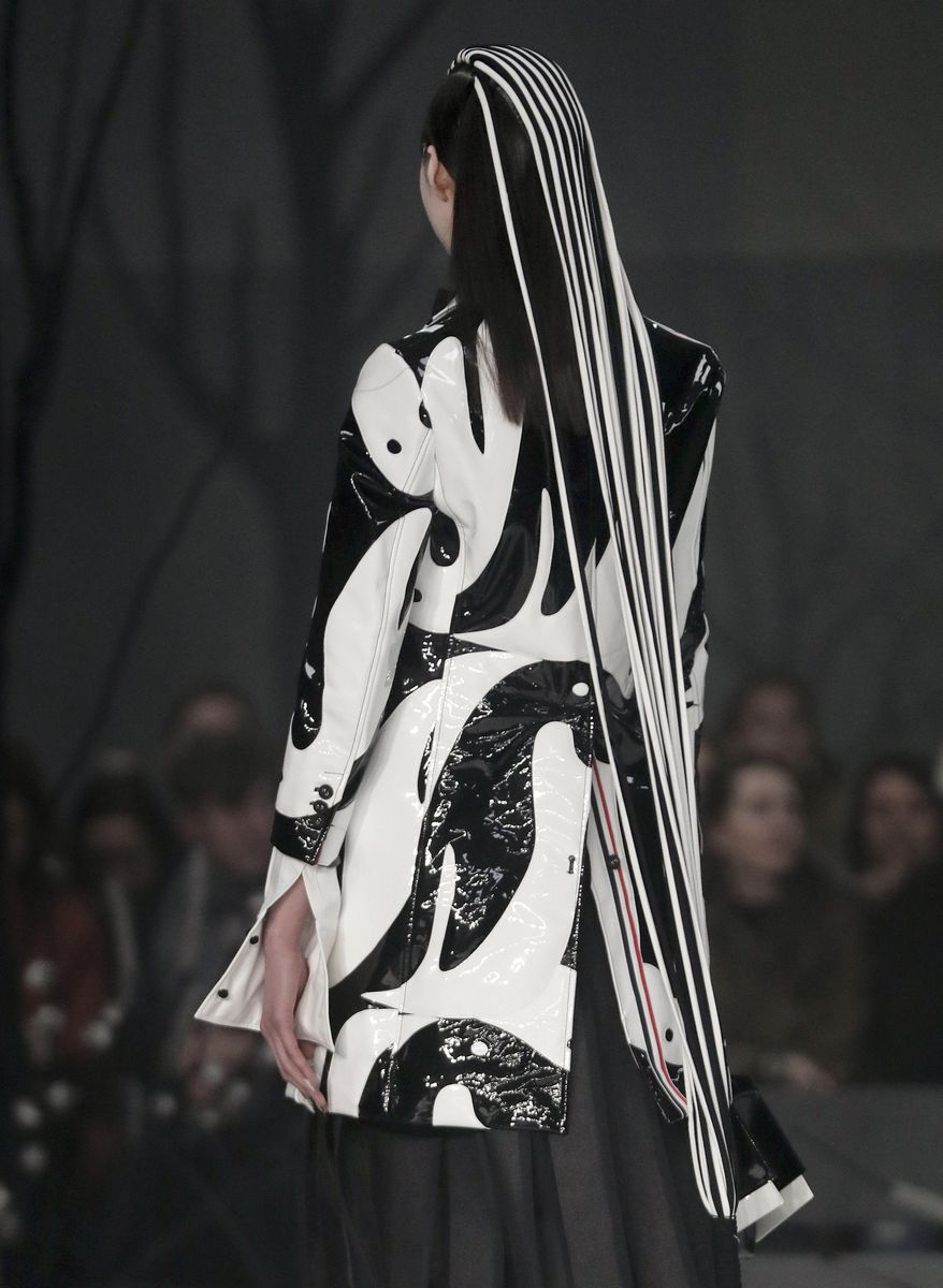 The Thom Browne collection is modeled during Fashion Week, Wednesday, Feb. 15, 2017, in New York. (AP Photo/Julie Jacobson)