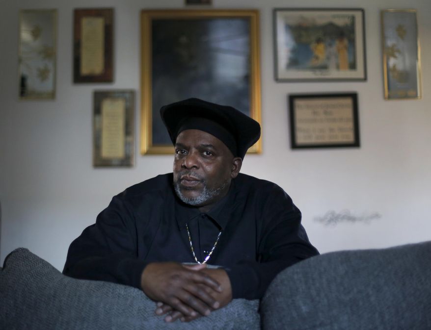 In this Friday, Jan. 6, 2017 photo, Michael Boone poses for a portrait in his Gary Ind., home. Seema Verma, the businesswoman selected by President Donald Trump to oversee Medicaid, the health insurance program for 74 million low-income Americans, has said the program is structurally flawed by policies that burden states and foster dependency in the poor. Verma's solutions to the flaws she sees in Medicaid can be seen most dramatically in Indiana where enrollees pay fees and a missed payment means a six-month lockout from the program. Boone says the coverage he gained from the Indiana Medicaid expansion has been "a godsend." (AP Photo/Charles Rex Arbogast)