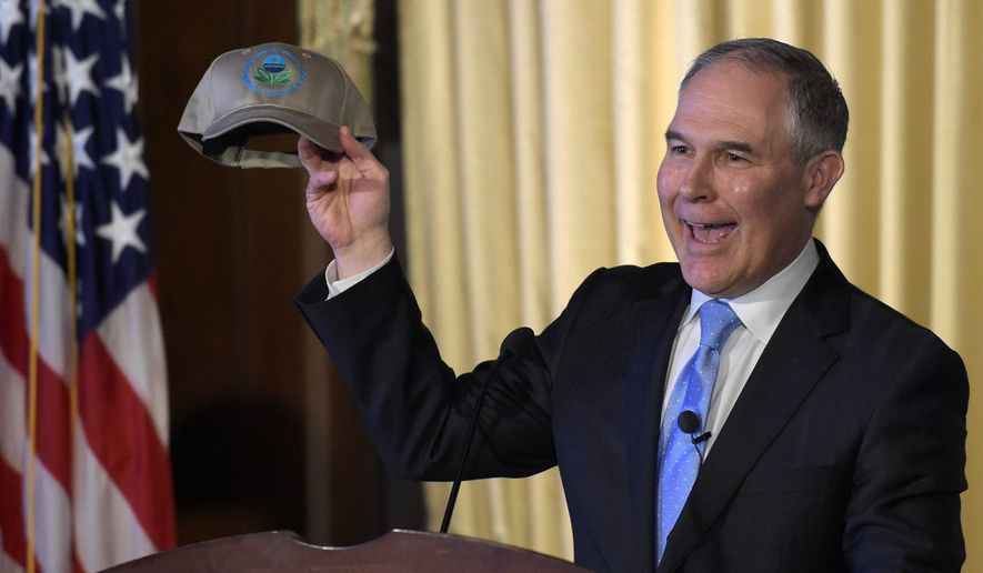 New EPA Administrator Scott Pruitt invoked conservationist John Muir in his remarks Tuesday, which riled up the conservation lobby, who say Mr. Pruitt&#39;s track record shows him to be no friend to the environment. (Associated Press)