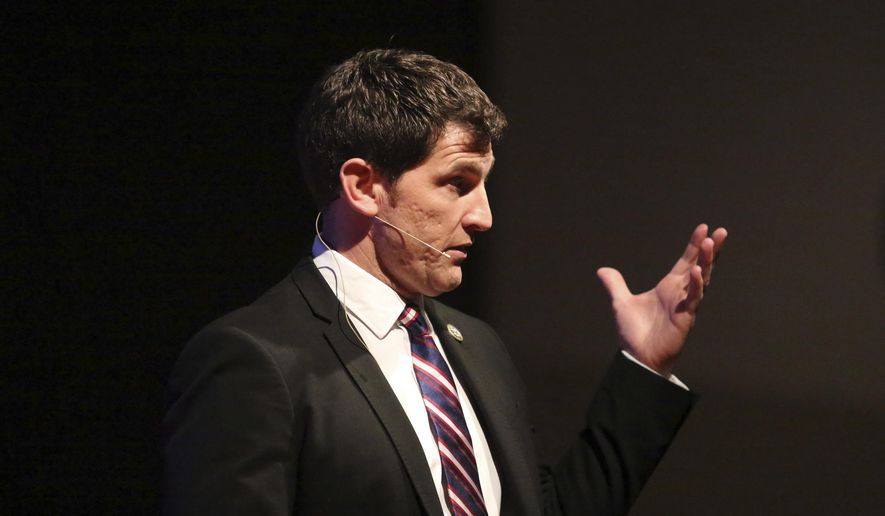 Democratic candidate Elaine Luria is trying to unseat Republican U.S. Rep. Scott Taylor (pictured) in Virginia&#39;s 2nd District. (Associated Press)