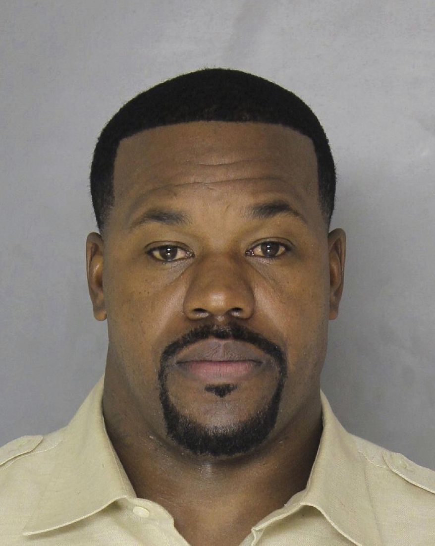 FILE – This undated file photo provided by the Pittsburgh Department of Public Safety shows Pittsburgh Steelers assistant coach Joey Porter after he was arrested Jan. 8, 2017. Porter plans to plead guilty Tuesday, Feb. 21, 2017, to a disorderly conduct citation stemming from a dispute with a bar bouncer and a police officer after the team's wild card win over the Miami Dolphins, his defense attorney Robert Del Greco tells The Associated Press. (Pittsburgh Department of Public Safety via AP, File)